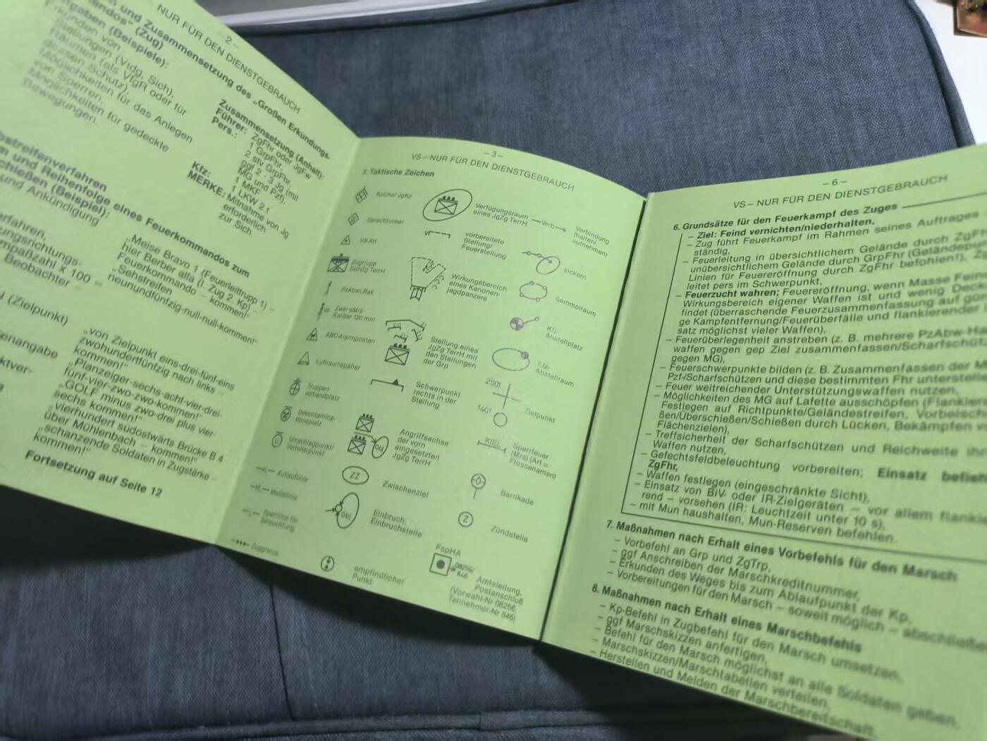 罗岚⭐爱藏⭐精品专拍第六场-分享拍场赚佣金 联邦德国国防军陆军猎兵排排级指挥员 战术部署文件手册 军内保密文件涵盖内容丰富（简介含部分翻译）