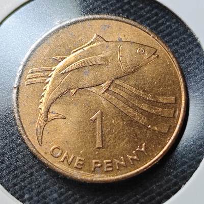 KK钱币收藏小铺  第356场  2月预留时间 周末发货 -  1991英属阿森松1便士