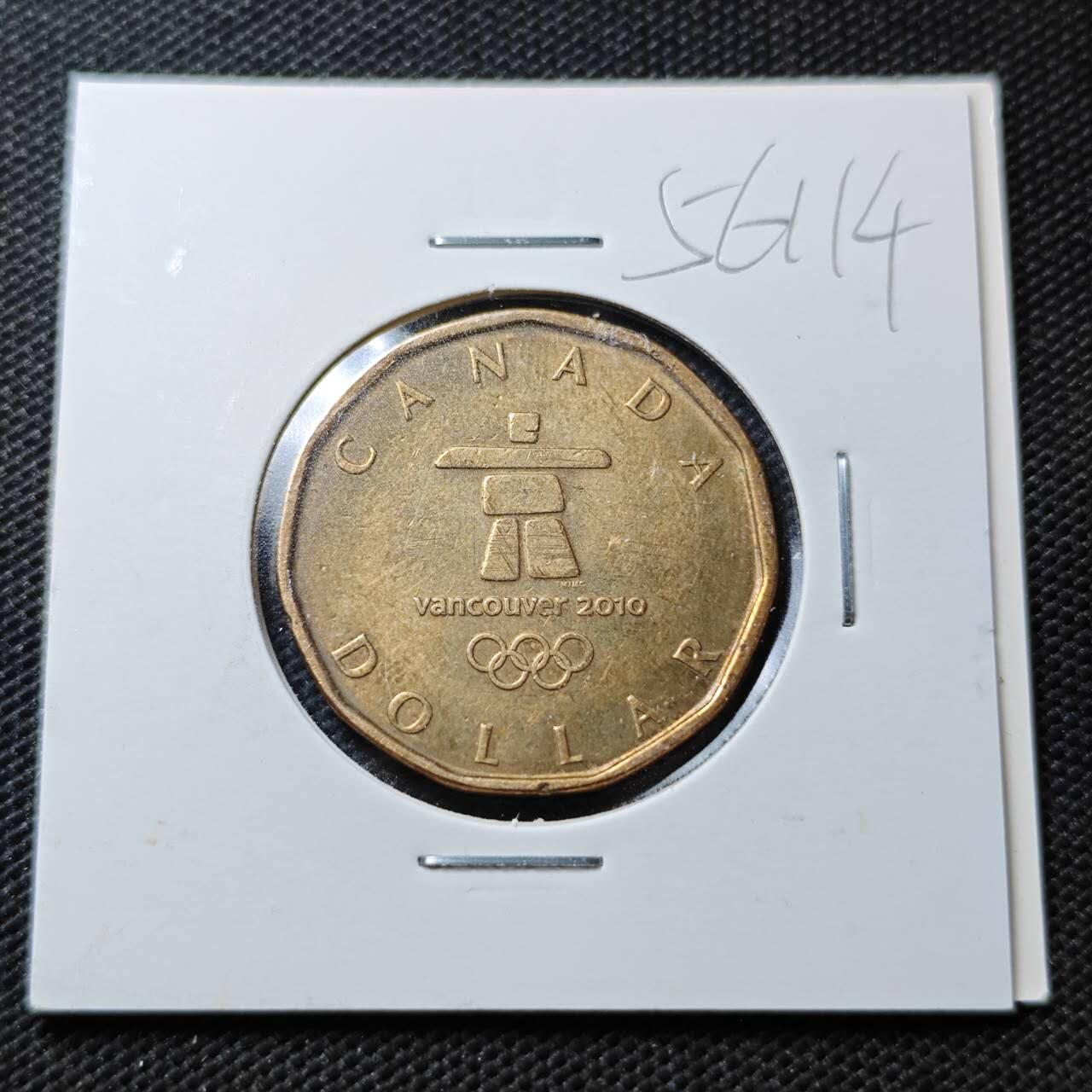 KK钱币收藏小铺  第356场  2月预留时间 周末发货  2010加拿大1元 纪念币