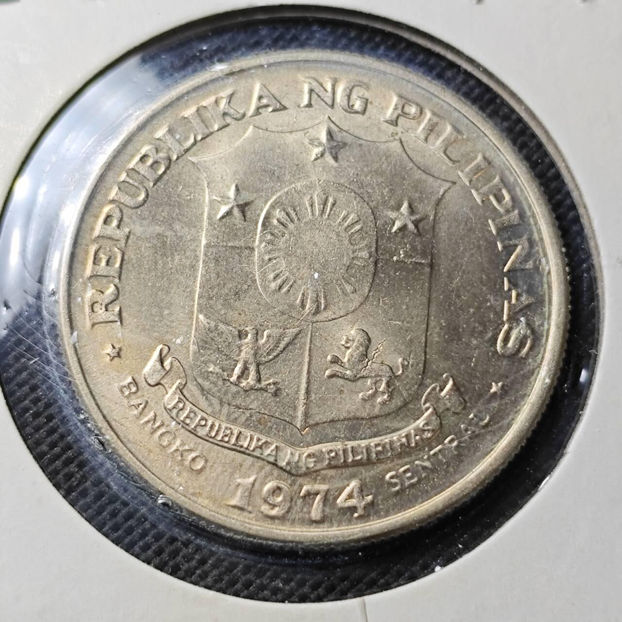 KK钱币收藏小铺  第356场  2月预留时间 周末发货  1974菲律宾1索尔 好品