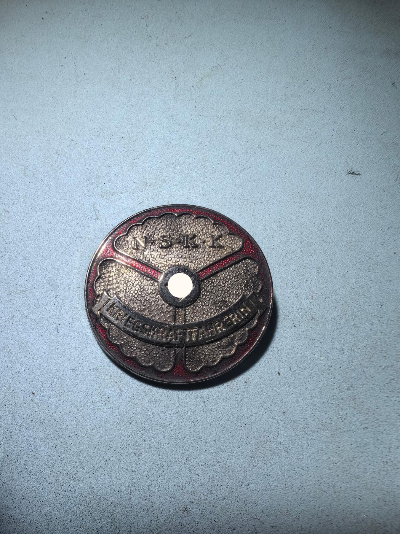 盛世勋华——号角文化勋章邮票专场拍卖第284期 德国（1939）NS运输团（NSKK）女性战斗驾驶员证章 极为少见
