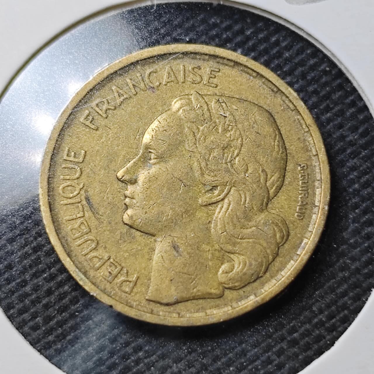 KK钱币收藏小铺  第356场  2月预留时间 周末发货  法国10法郎铜币