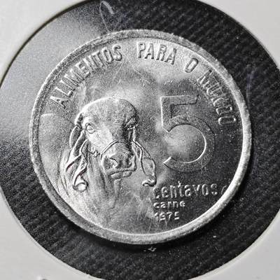 KK钱币收藏小铺  第356场  2月预留时间 周末发货 -  巴西5分农粮纪念币 好品