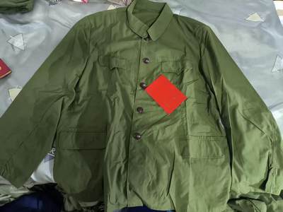 罗岚⭐爱藏⭐精品专拍第六场-分享拍场赚佣金 - su-M六五式干部的确良棉布套装 正二号大小 适合175-180体系适中穿着 赠红皮书一本   打光不佳物品到手成色更好