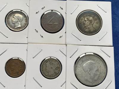 《竞宝斋》第430场 周日，周一，周二 3场连拍 （全场包邮） 八枚一组 意大利美国德国民国半圆法国越南 细节见图