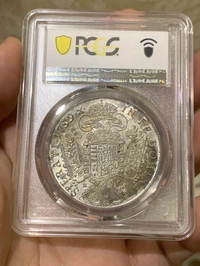 《竞宝斋》第430场 周日，周一，周二 3场连拍 （全场包邮） 唯一冠军分 PCGS MS62 奥地利帝国 1759 弗朗茨一世 泰勒大银币 数量极少 一般常见为他老婆 玛利亚特蕾莎 光度彩都足够好