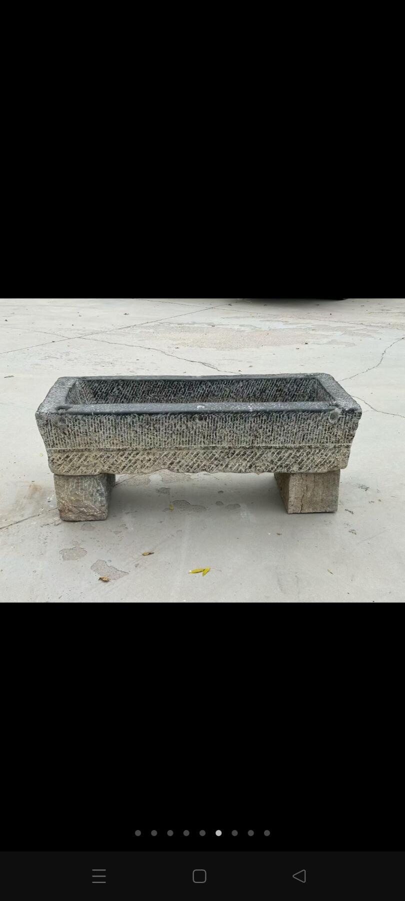 清代青石养鱼盆，全品保老，保浆厚重，茶室，会所，农家院，养鱼佳选