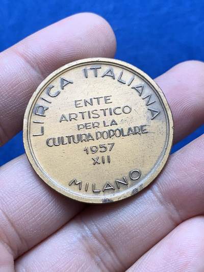 《竞宝斋》第430场 周日，周一，周二 3场连拍 （全场包邮） 作曲家让·西贝柳斯高浮雕纪念章 18.6克 35mm 细节见图