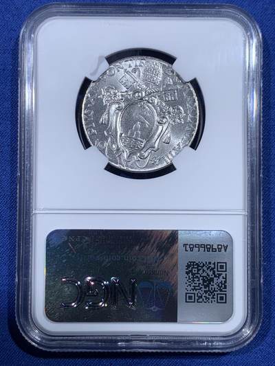 《竞宝斋》第430场 周日，周一，周二 3场连拍 （全场包邮） NGC MS66 梵蒂冈1941年2里拉 扛羊 车轮光状态 高分漂亮！