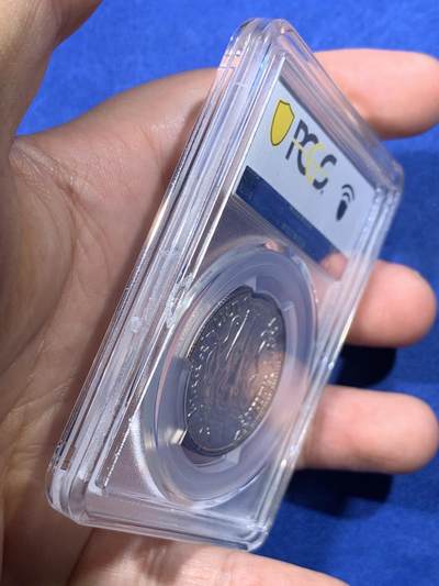 《竞宝斋》第430场 周日，周一，周二 3场连拍 （全场包邮） PCGS MS63 泰国1916年拉玛六世大象1铢银币 转光好品