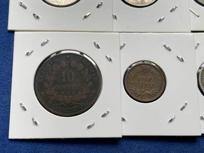 《竞宝斋》第430场 周日，周一，周二 3场连拍 （全场包邮） 八枚一组 意大利美国德国民国半圆法国越南 细节见图