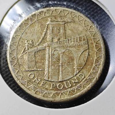 KK钱币收藏小铺  第356场  2月预留时间 周末发货 -  英国1镑 桥