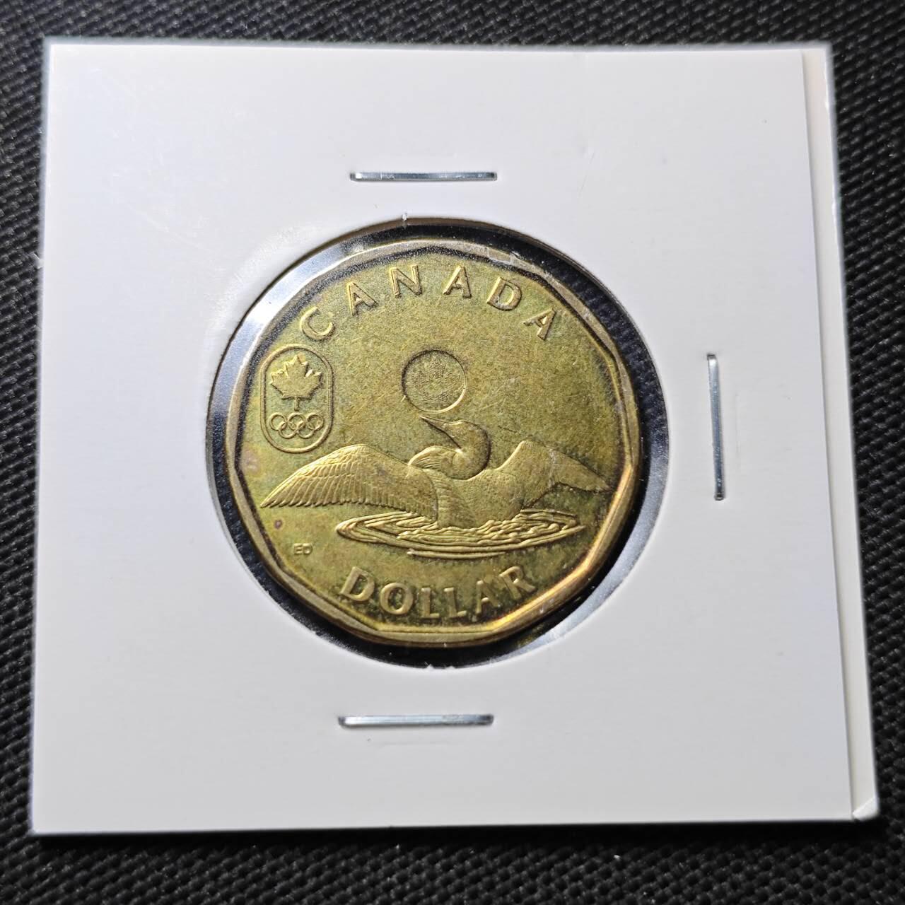 KK钱币收藏小铺  第356场  2月预留时间 周末发货  加拿大一元纪念币 奥运纪念币