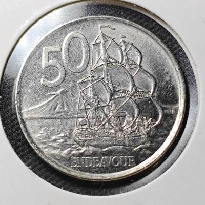 KK钱币收藏小铺  第356场  2月预留时间 周末发货 -  新西兰50分