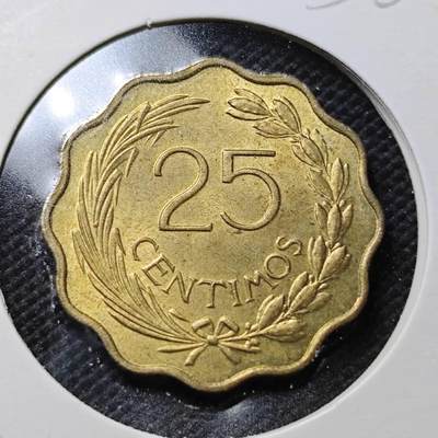 KK钱币收藏小铺  第356场  2月预留时间 周末发货 -  1953巴拉圭25分铜币