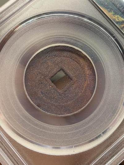 《竞宝斋》第430场 周日，周一，周二 3场连拍 （全场包邮） 公博 美85 崇祯通宝 朱砂锈非常漂亮