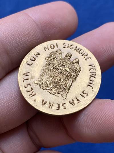 《竞宝斋》第430场 周日，周一，周二 3场连拍 （全场包邮） 贾科莫·莱尔卡罗纪念章 11克 29.6mm