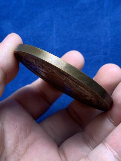 《竞宝斋》第430场 周日，周一，周二 3场连拍 （全场包邮） 意大利卢戈PAVAGLIONE铜章 88.4克 59.7mm