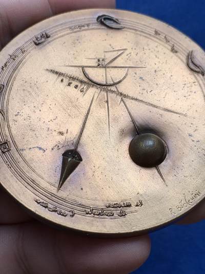 《竞宝斋》第430场 周日，周一，周二 3场连拍 （全场包邮） 意大利 高浮雕铜章 大直径 手感十足 149克 71mm