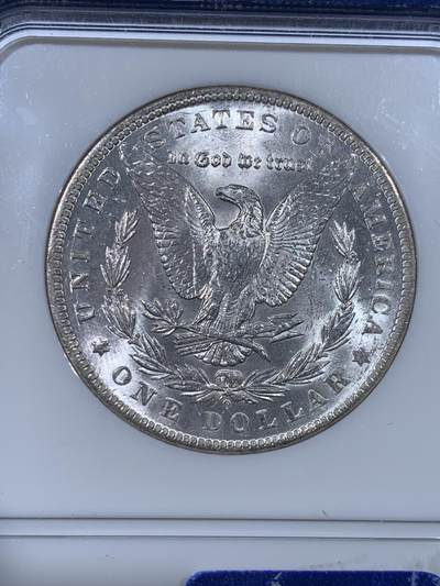 《竞宝斋》第430场 周日，周一，周二 3场连拍 （全场包邮） NGC MS63 美国1884年摩根银币，原光品相，搭配经典NGC小白盒，是收藏投资不二佳品