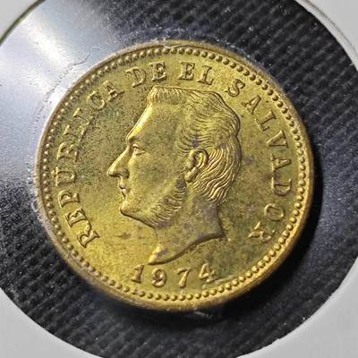 KK钱币收藏小铺  第356场  2月预留时间 周末发货 -  1974萨尔瓦多3分