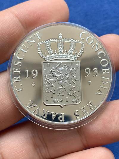 《竞宝斋》第430场 周日，周一，周二 3场连拍 （全场包邮） 荷兰经典复刻币 1993年重装武士1杜卡特精制币