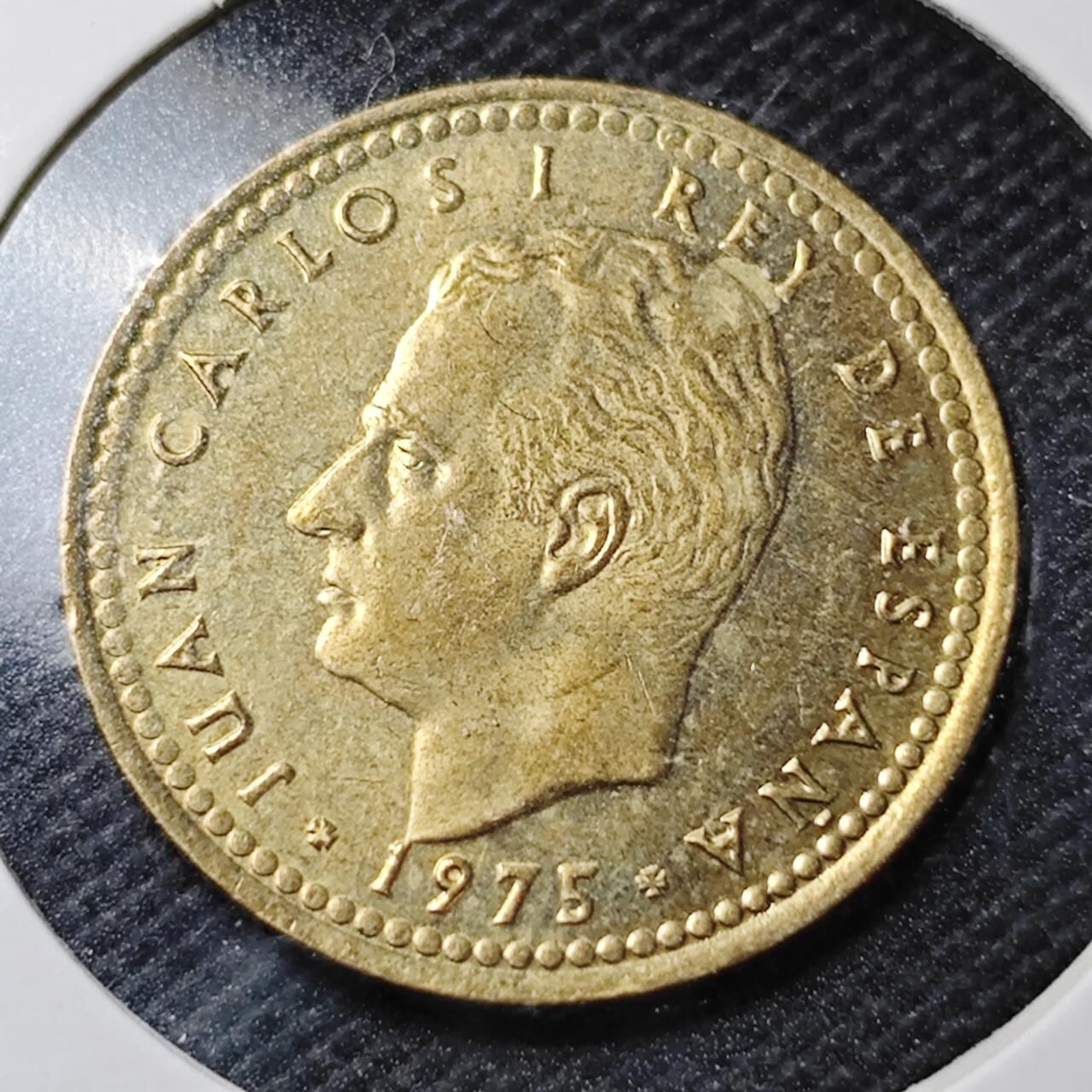 KK钱币收藏小铺  第356场  2月预留时间 周末发货 西班牙1比塞塔铜币 