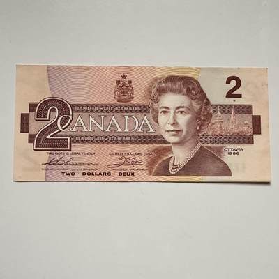 🌹外币初藏🌹🐯2025年第117场  每周二四六晚8️⃣点 接代拍 - 加拿大1986年¥2 c