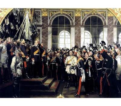 【旋风钱币】10月25日19:00准时开拍 精美欧洲币章、第三帝国钱币、精美项链等 全场包邮 德国1991年 威廉一世统一德国+大炮鹰徽高浮雕精制大镀金章 40MM