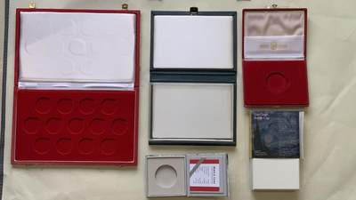 《竞宝斋》第430场 周日，周一，周二 3场连拍 （全场包邮） 币盒章盒12个一组，所见即所得，细节见图