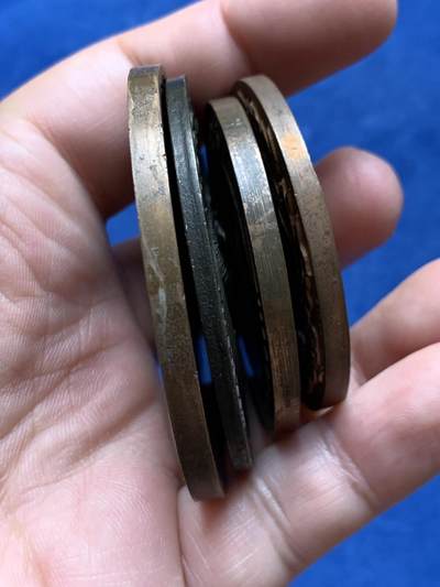 《竞宝斋》第430场 周日，周一，周二 3场连拍 （全场包邮） 四枚一组 法国纪念章 各种材质 总重约250.5克 49-59mm 细节见图