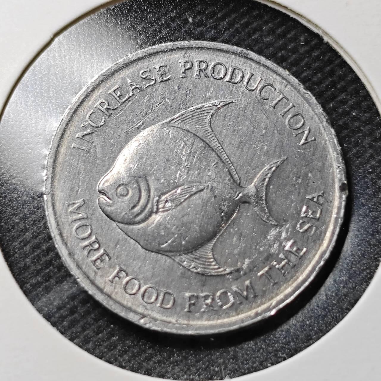 KK钱币收藏小铺  第356场  2月预留时间 周末发货  新加坡5分 农粮纪念币