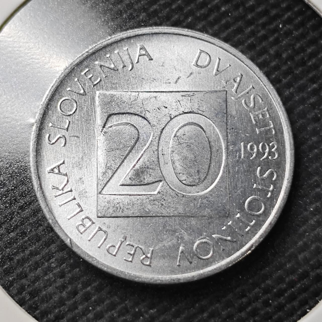 KK钱币收藏小铺  第356场  2月预留时间 周末发货  斯洛文尼亚