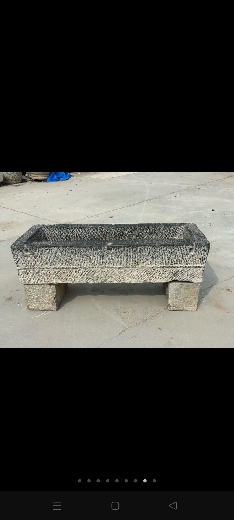清代青石养鱼盆，全品保老，保浆厚重，茶室，会所，农家院，养鱼佳选