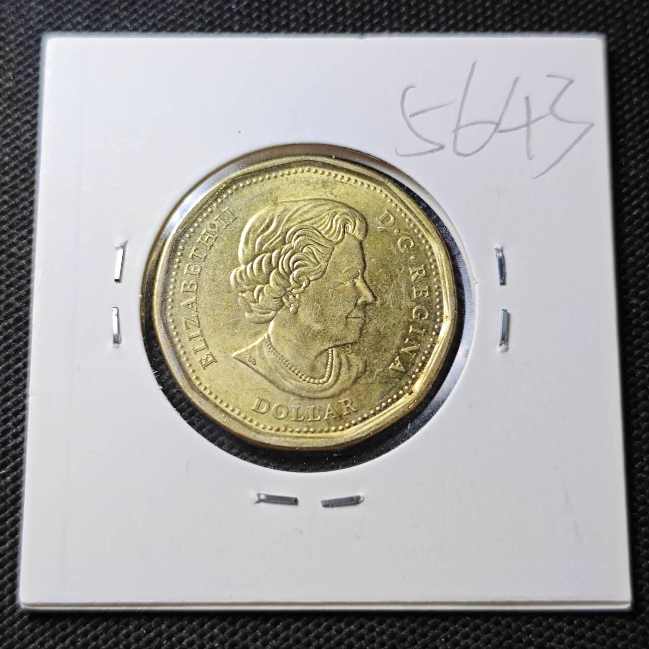 KK钱币收藏小铺  第356场  2月预留时间 周末发货 2020年 加拿大1元彩色 纪念币