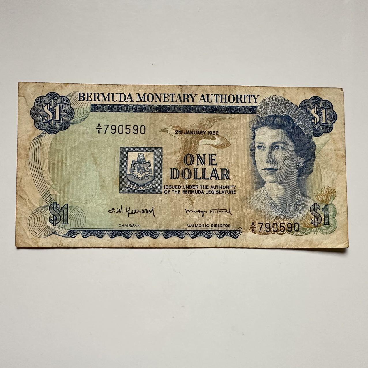 🌹外币初藏🌹🐯2025年第117场  每周二四六晚8️⃣点 接代拍 百慕大1982年¥1