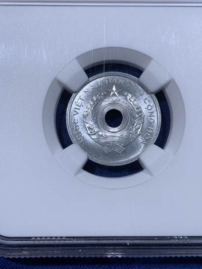 《竞宝斋》第430场 周日，周一，周二 3场连拍 （全场包邮） NGC MS64 越南 1958 1XU 铝币 光泽细节都非常好