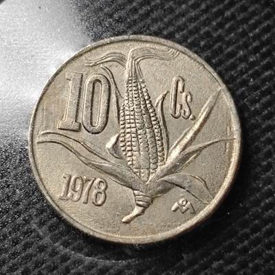 KK钱币收藏小铺  第356场  2月预留时间 周末发货 -  1978墨西哥10分 玉米