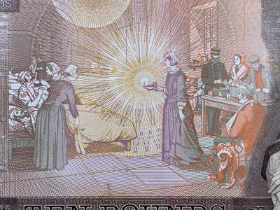 《竞宝斋》第430场 周日，周一，周二 3场连拍 （全场包邮） PMG 66EPQ 英国D序列 1984-86年10镑 青年女王和南丁格尔