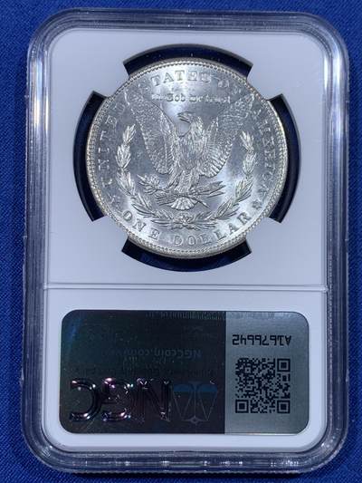 《竞宝斋》第430场 周日，周一，周二 3场连拍 （全场包邮） NGC MS63 美国1888年摩根1美元银币