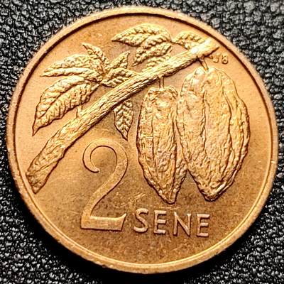 泉币菌-第113场-精品福利场 - 原光UNC 萨摩亚1974年2分 21mm 美洲币