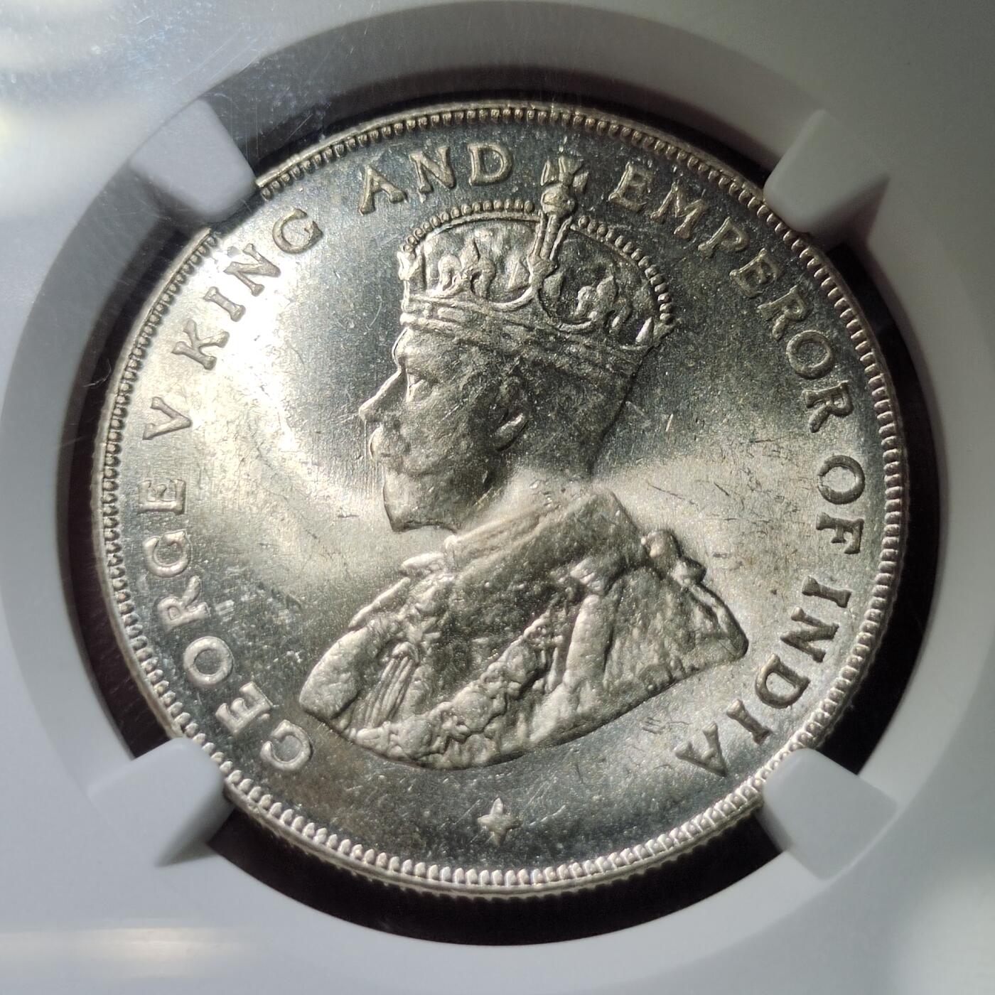 中外钱币第五场 NGC-MS63英属海峡1919年壹圆