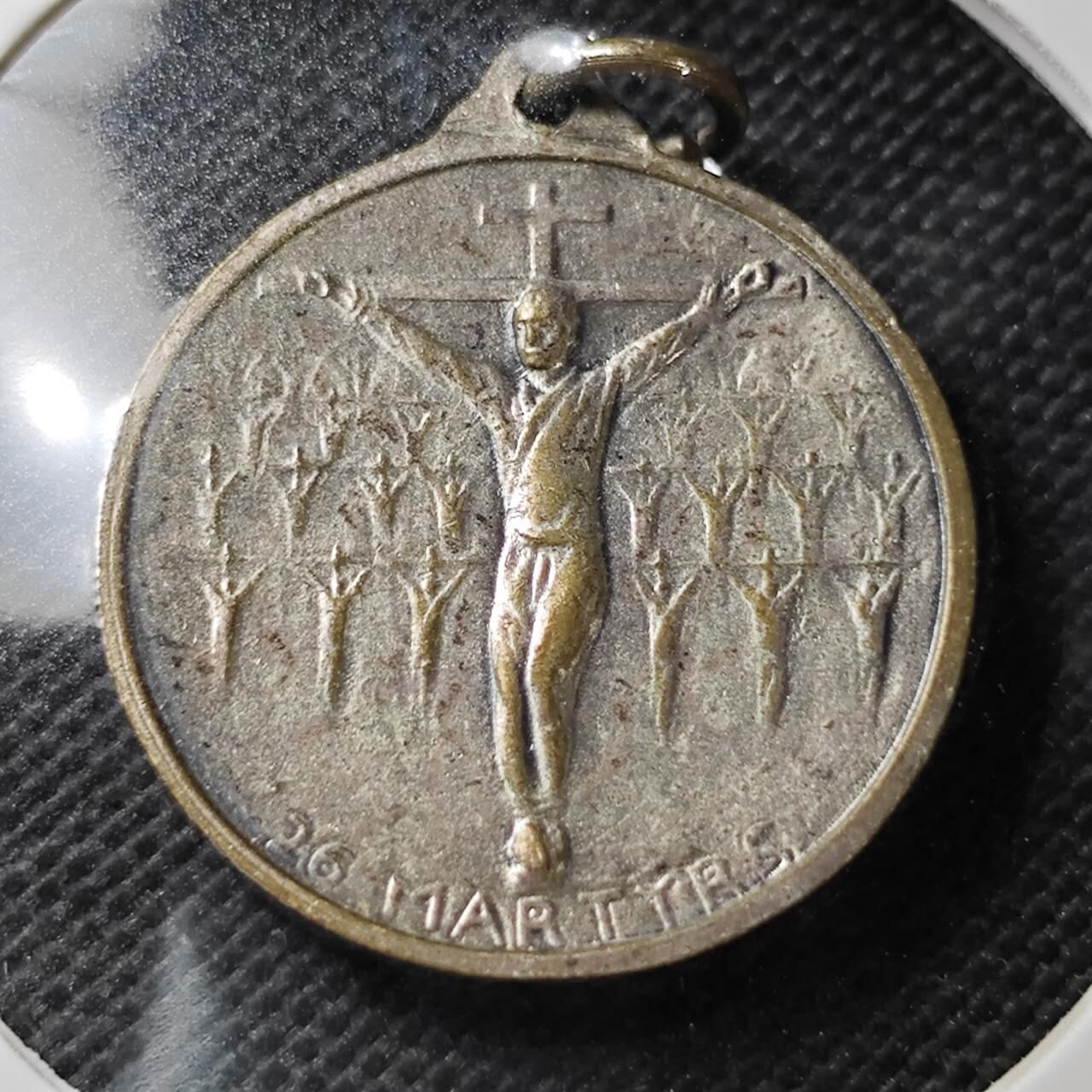 KK钱币收藏小铺  第356场  2月预留时间 周末发货  圣母抱婴纪念章 镀银