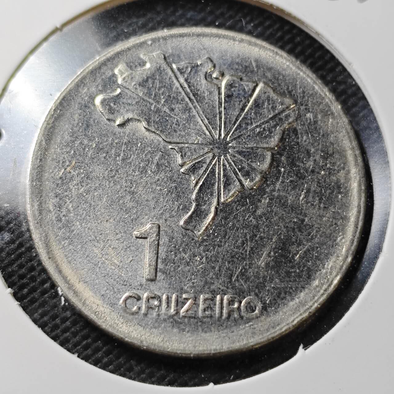 KK钱币收藏小铺  第356场  2月预留时间 周末发货  巴西1克鲁塞罗纪念币