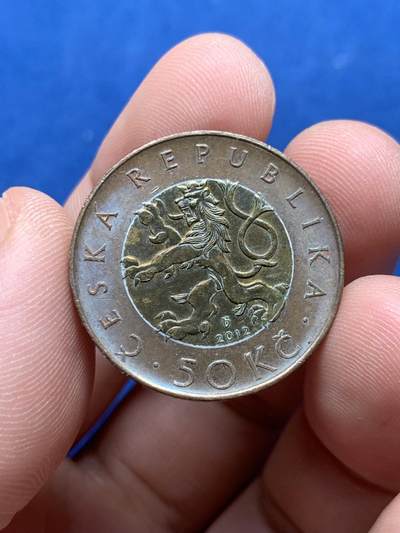 《竞宝斋》第430场 周日，周一，周二 3场连拍 （全场包邮） 捷克2012年50克朗双色币