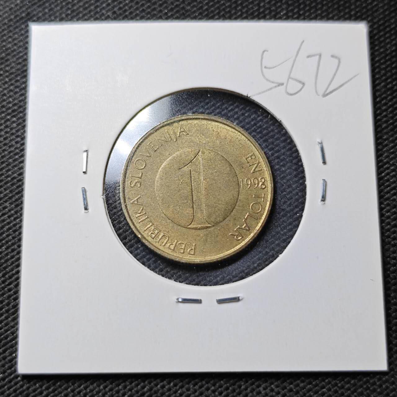 KK钱币收藏小铺  第356场  2月预留时间 周末发货  斯洛文尼亚