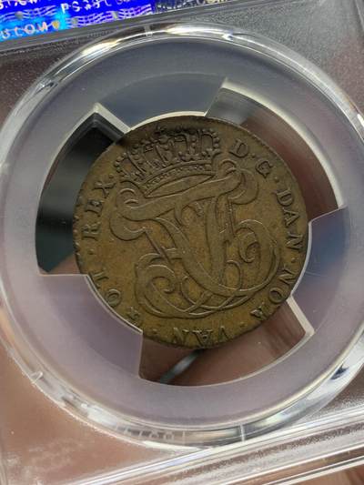 《竞宝斋》第430场 周日，周一，周二 3场连拍 （全场包邮） 亚军分 PCGS XF45  丹属西印度群岛 1764 腓特烈五世 24SK 稀有品种