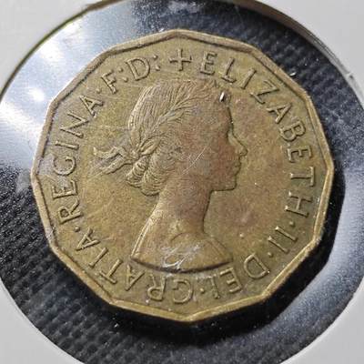 KK钱币收藏小铺  第356场  2月预留时间 周末发货 -  英国3便士铜币