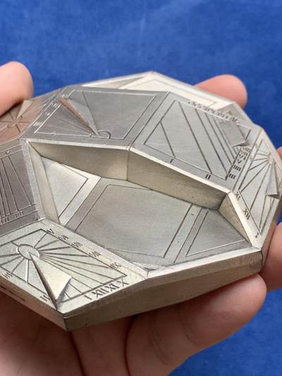 《竞宝斋》第430场 周日，周一，周二 3场连拍 （全场包邮） 法国信托投资局镀银铜章 92mm 813克 厚重压手 1991 丰饶角铜标