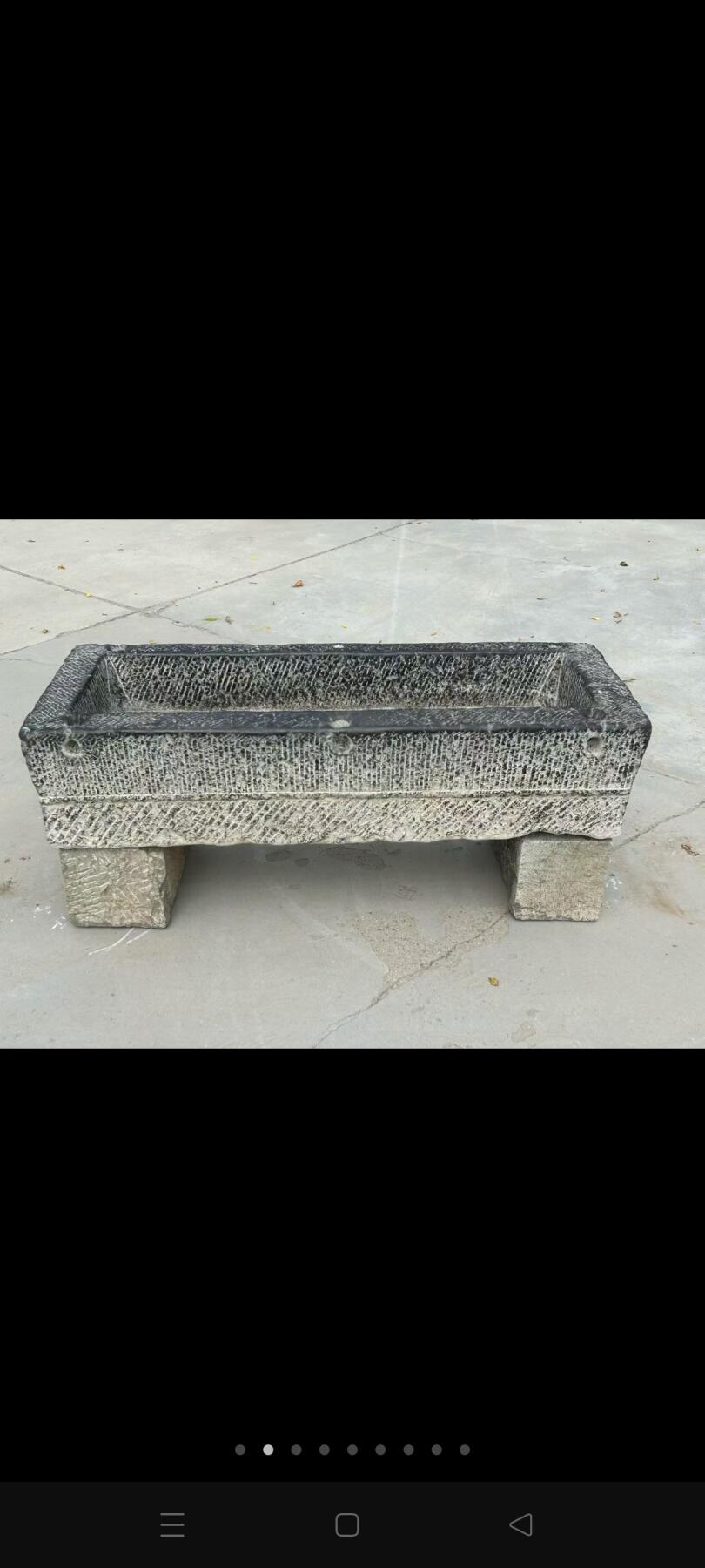 清代青石养鱼盆，全品保老，保浆厚重，茶室，会所，农家院，养鱼佳选